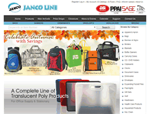 Tablet Screenshot of jancoline.com